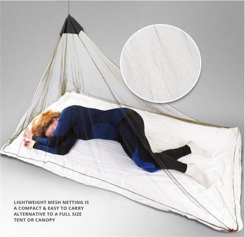 Cheap Goat Tents Summer Hung Dome Mosquito Net Polyester Mesh Fabric Home Outdoor Camping Garden Sleeping Repellent Net   